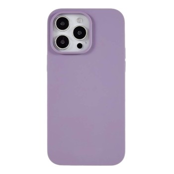 Husa Silicon Apple iPhone 15 Pro Max, Soft Matt, Protectie Camera Foto, Mov