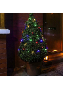 Instalatie Brad de Craciun liniara, 8 jocuri de lumini, Controler, 22 m din care 1m prelungitor, 220V, 300 LED, Multicolor