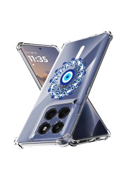 Husa Antisoc pentru Motorola Edge 60 / Edge 60 Fusion - AirBag Magsafe, 4 Colțuri Ranforsate - Evil Eye