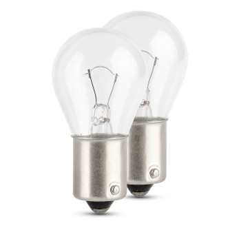 Becuri Auto P21W Halogen 12V 21W, Soclu BA15s, Set 2 Buc, Omologate, Transparent