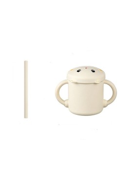 Set Cana pentru Copii si Bebelusi, Model Ursulet, Bej