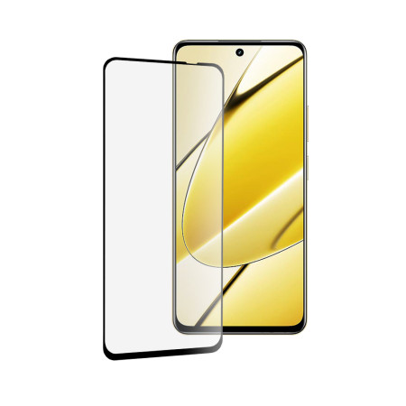 Folie sticla telefon compatibila Realme 11 5G, Full Glue, 111D, Black