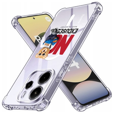 Husa Antisoc pentru Xiaomi Redmi Note 14 4G (Standard) AirBag Magsafe, Colțuri Ranforsate - No Excuses