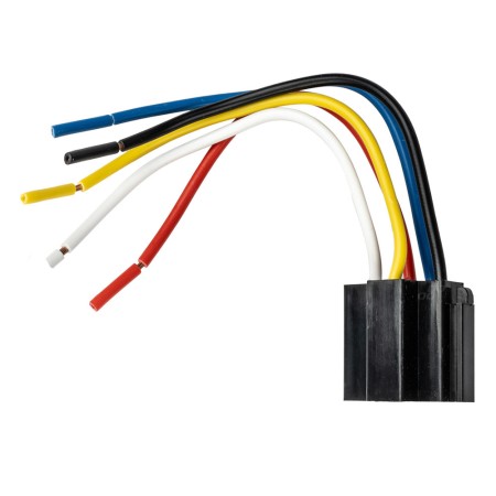 Releu Auto 12V 40A cu 5 Pini + Mufa cu Cabluri, Suport Montare, Set Complet