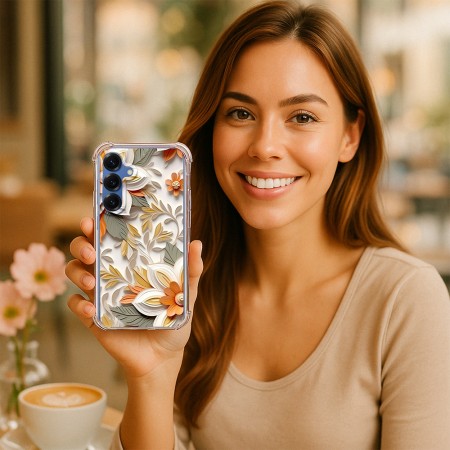Husa pentru Samsung Galaxy S25, Atasare Magnetica, 3D Flower Medley 3