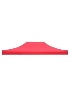 Prelata,copertina pentru acoperis cort tip pavilion, 4,3 x 2,9 m , impermeabila, invelis din material textil oxfort 700D, cauciucat Rosu Varf Plat
