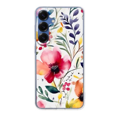 Husa pentru Samsung Galaxy S25, Atasare Magnetica, MagSafe, Model Floral 5