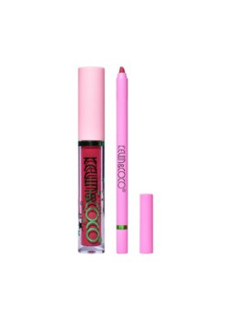Set Contur de Buze & Lip Gloss – 2 în 1, Finish Lucios, Rezistență Îndelungată, Machiaj Buze Perfect Conturat