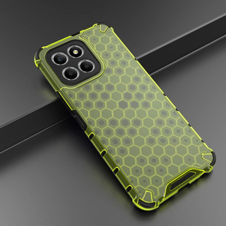 Husa antisoc compatibila Honor 70 Lite 5G, Honeycomb AirBag, Verde