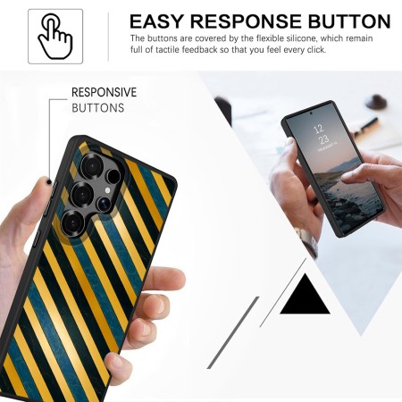 Husă pentru Samsung Galaxy S25 Ultra, DC Cobalt Marble, Protecție Cameră, Antișoc, Design Slim, Voltage