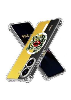 Husa Antisoc pentru Xiaomi Poco X7 Pro - AirBag TPU, Colțuri Ranforsate - Money Talks 