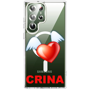 Husa personalizata cu EMOJI si NUME pentru modele SAMSUNG, MagSafe - Alege Modelul tau!