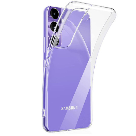 Husa Silicon compatibila Samsung Galaxy S24 Plus, Pastreaza Originalitatea, Transparent 