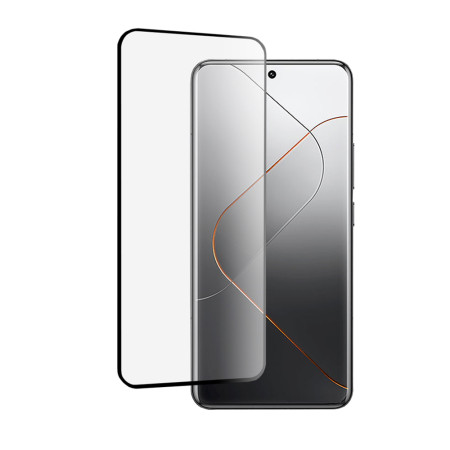 Folie de sticla compatibila Xiaomi 14 Pro, 3D, DD Protectie Profesionala, Adeziv Complet, Negru