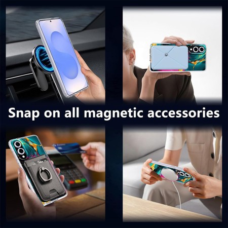 Husa pentru Samsung Galaxy S25 Edge, Compatibila MagSafe, NB 22, Protectie AntiSoc, Incarcare Wireless