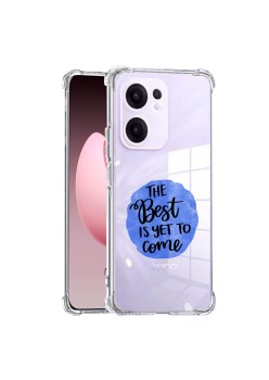 Husa Antisoc pentru Oppo Reno13 F, AirBag PRO, Clear, The Best Is Yet To Come