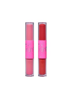 Set Rujuri & Gloss-uri "Stay Wild", 4 Culori – 2 Rujuri Mate + 2 Gloss-uri, Rezistente la Transfer, Cadou Ideal, 15.1 x 8.1 cm
