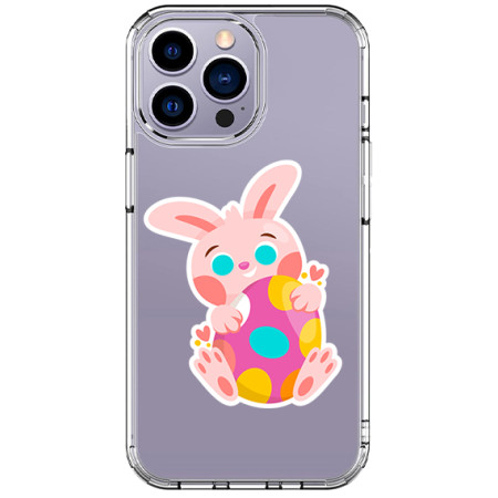 Husa personalizata Apple iPhone 15 Pro Max, Bunny Egg