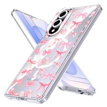 Husa pentru Samsung Galaxy S25 Edge, magnetica compatibila MagSafe, Coquette, protectie completa anti soc