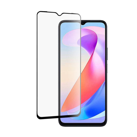 Folie de sticla securizata compatibila Honor X6a, 9D, DD Protectie Profesionala, Adeziv Complet, Transparent