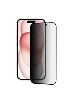 Folie pentru iPhone 15, HD Privacy, Black