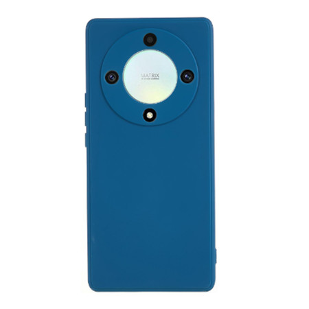 Husa silicon Honor Magic 5 Lite Camera SuperProtect, Anti-Zgarieturi Interior din Microfibra, Albastru