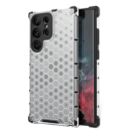 Husa antisoc compatibila Samsung Galaxy S24 Ultra, Honeycomb AirBag, Gri