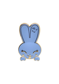Suport de telefon Bunny Autoadeziv, Universal, Albastru