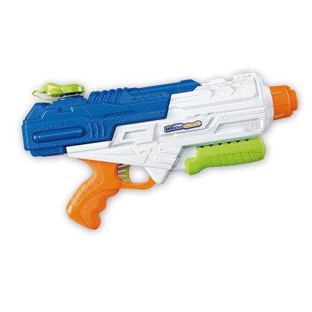 Pistol cu Apa pentru Copii 6 ani+, Rezervor 1250 ml pentru Piscina/Plaja, Quick Fill, Multicolor
