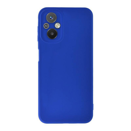 Husa Soft Silicon compatibila cu Xiaomi Redmi 12C, Matte Efect, Camera Ultra Safe, Albastru