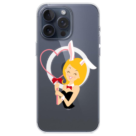 Husa personalizata Apple iPhone 15, MagSafe, Play Love