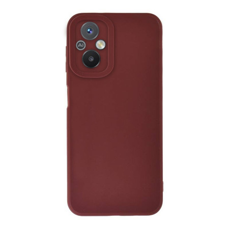 Husa Soft Silicon compatibila cu Xiaomi Redmi 12C, Matte Efect, Camera Ultra Safe, Plumb