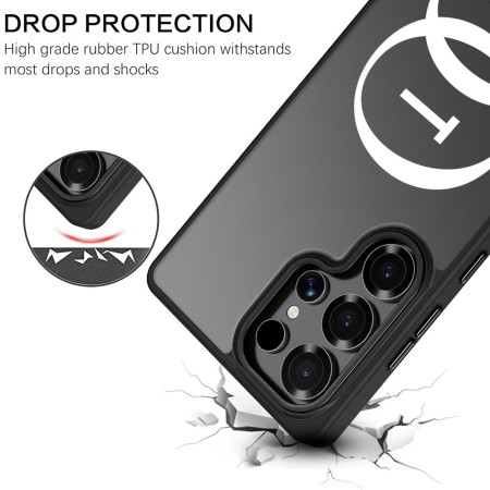 Husă pentru Samsung Galaxy S25 Ultra, Just Do It, Protecție Cameră, Antișoc, Design Slim, Negru