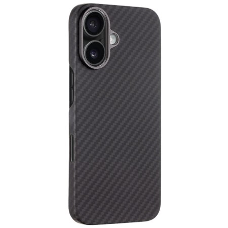 Husa Telefon Tactical MagForce Aramid pentru iPhone 16, Fibra Aramida, Ultra Slim 0.8 mm, Compatibila MagSafe, Negru