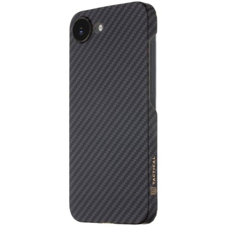 Husa Telefon Tactical MagForce Aramid pentru iPhone 16e, Fibra Aramida, Ultra Slim 0.8 mm, Compatibila MagSafe, Negru