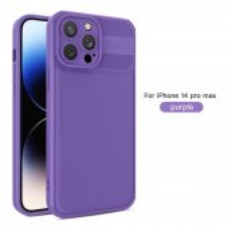 Husa Cross compatibila cu Apple Iphone 14 Pro, Super Camera Protect HTPMAG, Lila