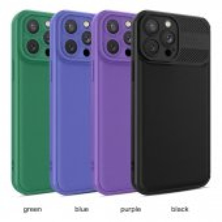 Husa Cross compatibila cu Apple Iphone 12 Pro Max, Super Camera Protect HTPMAG, Lila