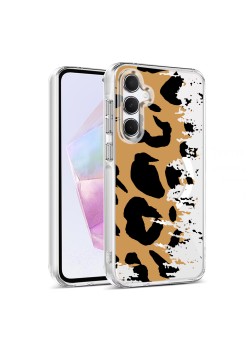 Husa pentru Samsung Galaxy A16, Atasare Magnetica, MagSafe, Pattern Skin 07, Clear