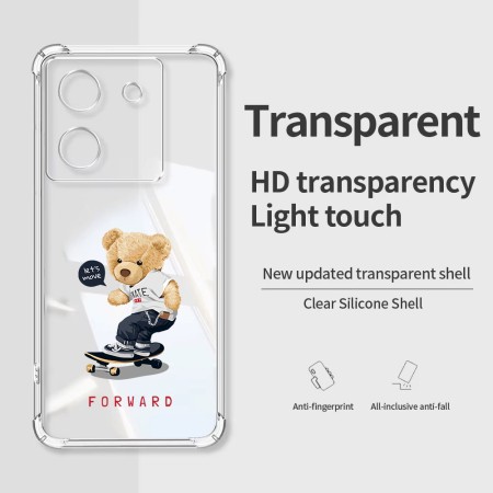 Husa Antisoc pentru Xiaomi Poco M7 Pro 5G - AirBag TPU, Colțuri Ranforsate - Let’s Move Forward