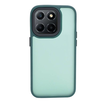 Husa cu protectie la camere si finisaj mat compatibil Honor X6, Smoked, Verde