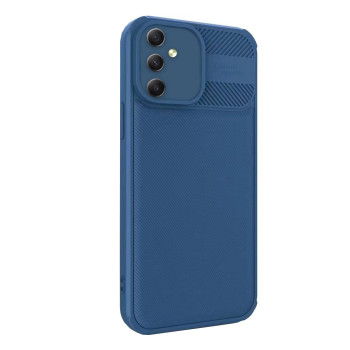Husa Cross compatibila cu Samsung Galaxy A24, Super Camera Protect HTPMAG, Albastru