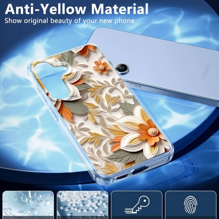 Husa pentru Samsung Galaxy S25, Atasare Magnetica, 3D Flower Medley 3