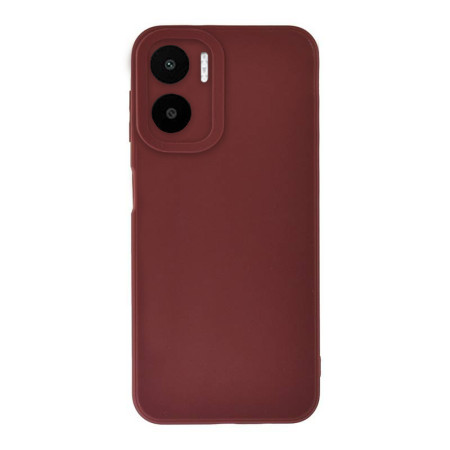Husa Soft Silicon compatibila cu Xiaomi Redmi A2, Matte Efect, Camera Ultra Safe, Plumb