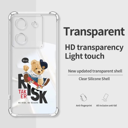 Husa Antisoc pentru Xiaomi Poco M7 Pro 5G  - AirBag TPU, Colțuri Ranforsate - Risk Taker 