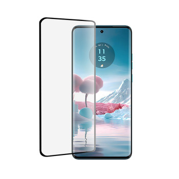 Folie sticla telefon compatibila Motorola Edge 40 Neo, Full Glue, 111D, Black