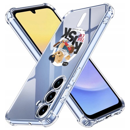Husa Antisoc pentru Samsung Galaxy A16 - AirBag TPU, Colțuri Ranforsate - Risk Taker 
