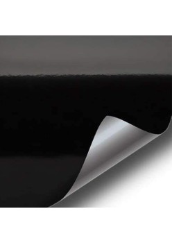 Folie Auto Colantare Negru Lucios, Bubble Free, Termoplastică, 3.0m x 1.52m, Exterior/Interior, Rezistentă UV & Apă