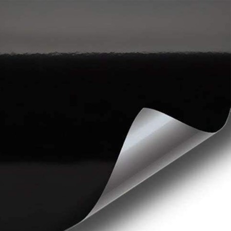 Folie Auto Colantare Negru Lucios, Bubble Free, Termoplastică, 3.0m x 1.52m, Exterior/Interior, Rezistentă UV & Apă