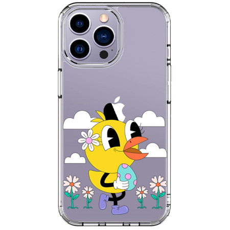 Husa personalizata Apple iPhone 15 Pro, Happy Duck 