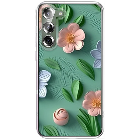 Husa personalizata pentru Samsung Galaxy S24, MagSafe Flower Medley 9